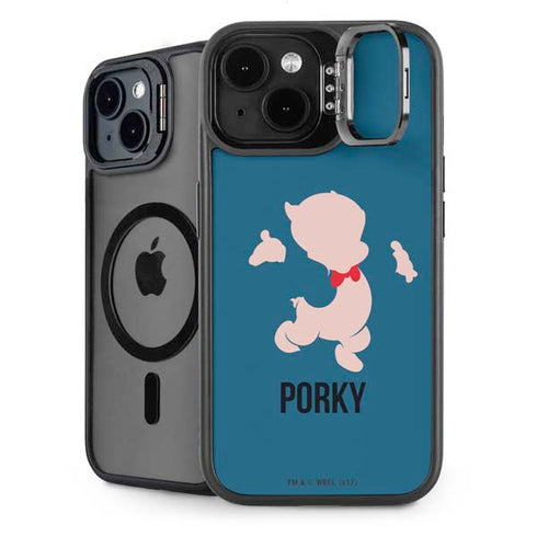 Looney Tunes Porky Pig Identity iPhone 15 Kickstand Case